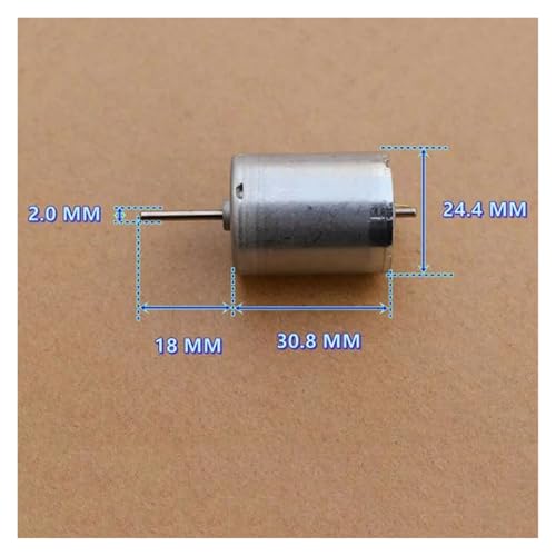 1pcs 24MM Mini 370-12560 Electric Motor DC 12V-24V 9000RPM Carbon Brush Round Car Boat Model