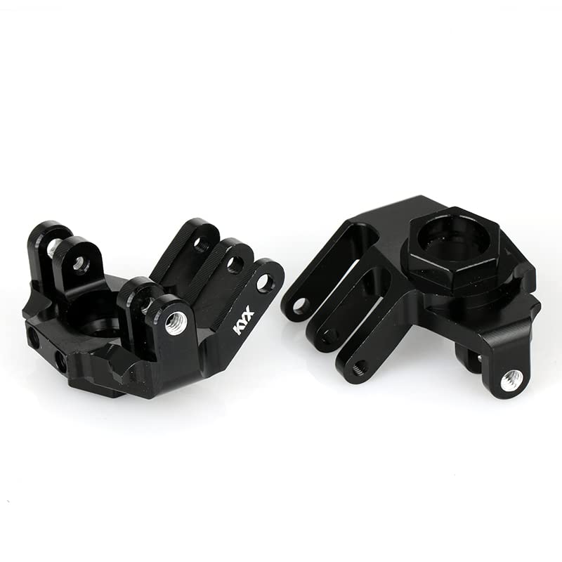 KYX Racing Aluminum Alloy AR14B Front Axle Steering Knuckle Upgrades Parts Accessories for 1/10 RC Crawler Car Axial RBX10 RYFT