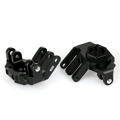 KYX Racing Aluminum Alloy AR14B Front Axle Steering Knuckle Upgrades Parts Accessories for 1/10 RC Crawler Car Axial RBX10 RYFT