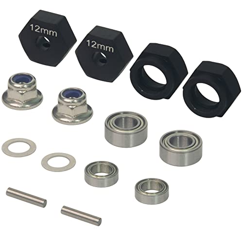 RC Car 1/10 Aluminum 12mm Hex Wheels Rims Hub Adapter for Tamiya DT-02 DF02 Holiday Buggy 2WD Off-Road Upgrade Parts