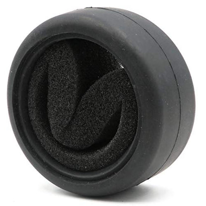 hobbysoul 24pcs RC 1/10 On Road Slick Tire Rubber Tyre with Foam Insert Fit for 1:10 Touring Drift Car Wheel Rim