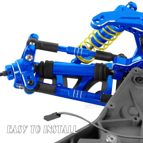 Aluminum Turnbuckles Camber Links Upgrades Part for 1/10 Slash/Stampede/Rustler/Bandit 4x4 4WD VXL,Alloy Turnbuckles Camber Links Hops Up,Navy Blue - color: Navy Blue - (Upgrades)