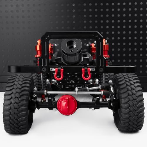 Metal Front Bumper with Tow Hooks Upgrades Parts Accessories | For 1/10 RC Crawler Car D90 D110