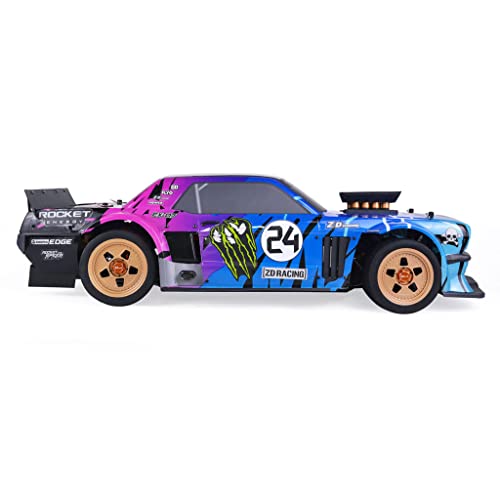 1/7 4WD Brushless RC Monster Truck, 1900KV Motor 150A ESC Metal Gear Servo, CNC Aluminum Adjustable Shocks, 2.4GHz RTR Hobby Off Road Remote Control Truck for Adults 14+（Without Battery） - color: Vibrant Colors