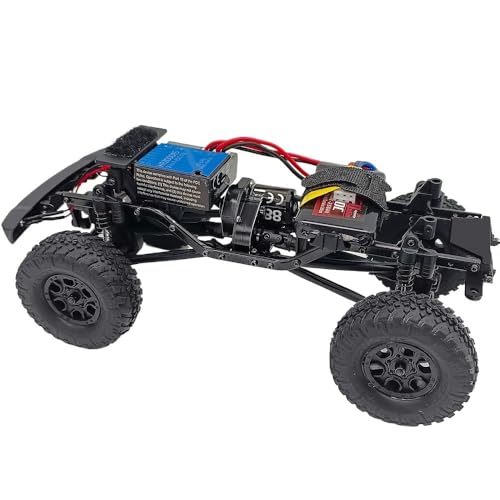 Compatible Metal Complete Assembled 2 Speed Gearbox Transmission Compatible with 1/24 RC Crawler Car SCX24 C10