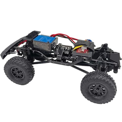 Compatible Metal Complete Assembled 2 Speed Gearbox Transmission Compatible with 1/24 RC Crawler Car SCX24 C10
