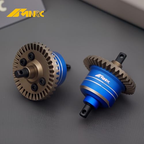 Alum 2PCS Front Rear Differential Diff Gear for 1/10 Slash 4x4 Hoss Stampede 4X4 Rustler F-150 4WD VXL Series Upgrades Part