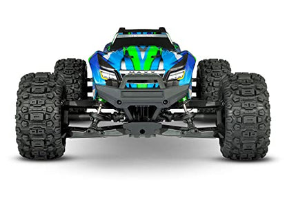 Traxxas Maxx Wide Green 1:10 RC Model Car Monster Truck 4WD RTR 2.4GHz