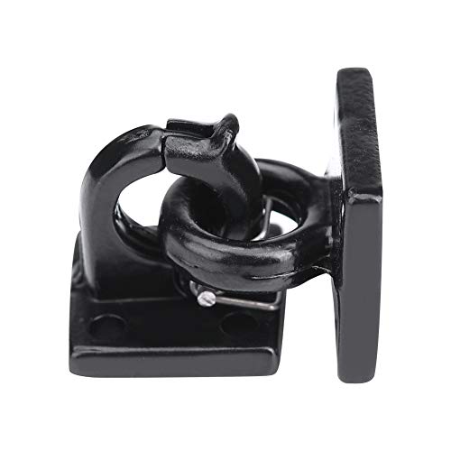 Simulation Trailer Buckle, Tow Lock Shackle Bracket Set, Metal Rescue Buckle Simulation Tow Hook for SCX10 Tamiya CC01 D90 D110 TF2 RC Car