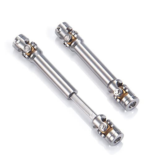 RC-Hub 1Pcs RC Driveshafts Metal Drive Shaft 45-50/47-57/55-67/60-80mm for 1:14 Tamiya Trailer Tractor Truck RC Crawler Car (65-85mm) - size: 65-85mm