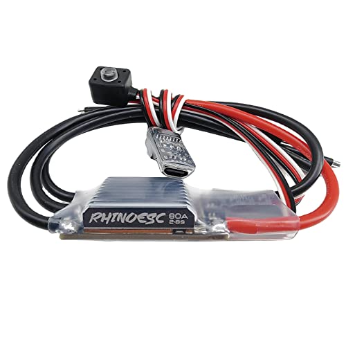 AM32 VE80A Crawler ESC 2-8S BEC 5.2-8.2V Brushless ESC for 1/8 1/10 Scale Crawler Car Axial SCX10 Traxxas TRX-4 TRX-6 (VE80A) - style: Crawler 80A ESC A3100