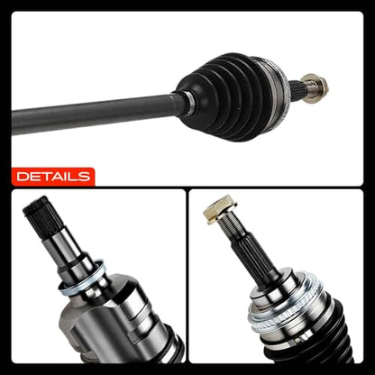 A-Premium Front Right Passenger Side CV Axle Shaft Assembly | Compatible with Toyota Celica 1990-1993, Corolla 1993-2002 & Chevrolet Prizm 1998-2002 & Geo Prizm 1993-1997 - style: Front Passenger Side