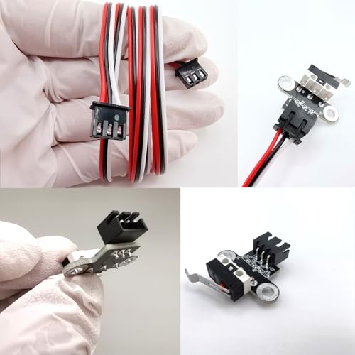6Pcs 3D Printer Endstop Limit Switch and Ender 3 Limit Switch Cables 3 Pin for 3D Printer Parts Ramps1.4, Compatible with Ender 3, Ender 3 v2, Ender 3 s1, Ender 5, Ender 3 pro, Prusa i3, Mega-S, etc. - style: 6Pcs 3D Printer Endstop Limit Switch and Cable