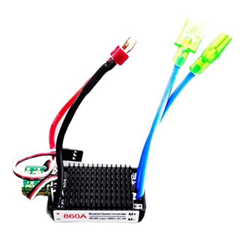 kowaku Waterproof RC ESC 860A 12V-24V Brush ESC for RC Car, T