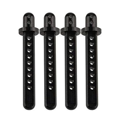 RC Aluminum Body Post Mounts for AXIAL 1:10 SCX10 Upgrade Parts Black Pack of 4