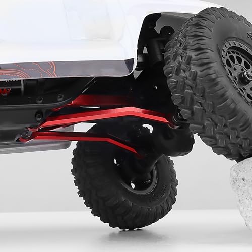 High Clearance Chassis Links Set for SCX24 Bronco JLU C10 AXI00001 AXI00002 Axial 1/24 RC Crawler Car (Red) - color: Red
