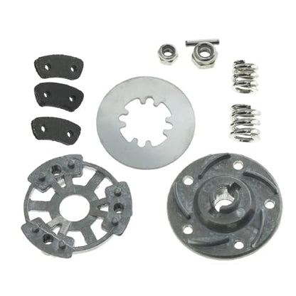 RC Car Parts Compatible with TRAXXAS for Slash 4X4 for Rustler Upgrade Parts Metal Slipper Clutch Rebuild Kit Slipper Pressure Plate & Hub 5552X 5556