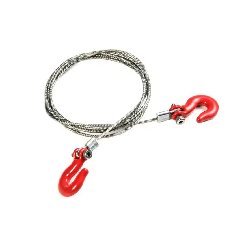 1/10 Scale Metal Tow Hook D-Ring Winch Anchor Shackle Trailer Chain Tools for RC Model Car Axial SCX10 D90 Trx4 Trx6 (rc-30) - color: Rc-30