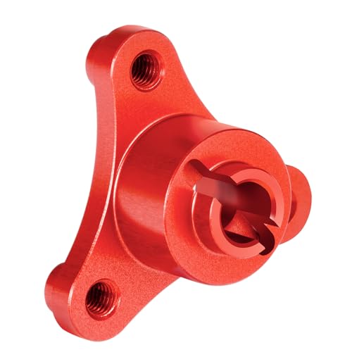 Metal Aluminum Alloy 7075 RC Slipper Clutch Eliminator Compatible with Traxxas 1/10 Stampede/Slash 4x4 VXL RC Car Upgrade Parts (Red) - color: Red
