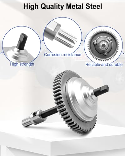 6780 Center Differential Complete Kit 32P 54T Fit for Traxxas 4x4 Hoss Slash Stampede Rustler Compatible with Select 4x4 Race Vehicle Remote Control Car Models