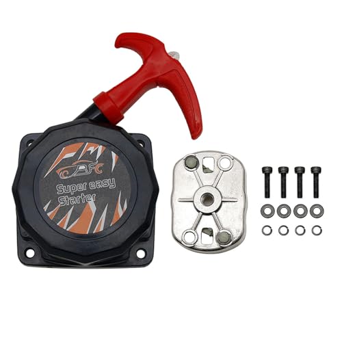 45CC Engine Super Easy Pull Start with Starter Dial Red for 1/5 Rovan Losi 5ive T RC CAR Parts - color: Red