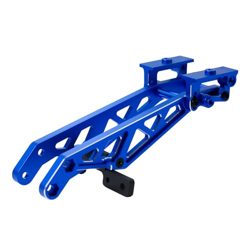 Aluminum RC Rear Wing Mount Upgrades for 1/8 Arrma Kraton V6 6S BLX EXB,Notorious 6S BLX,Replace#ARA320758 (Blue) - color: Blue