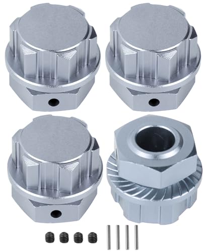 RC Upgrades Part for 1/5 KRATON 8S BLX/Outcast 8S BLX,Alloy Wheel Hex Hop Ups,Titanium