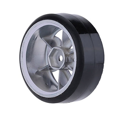 GoolRC 4PCS/Set 1/10 Drift Car Tires Hard Tyre Replacement for Traxxas HSP Tamiya HPI Kyosho On-Road Drifting Car (Titanium) - color: Titanium