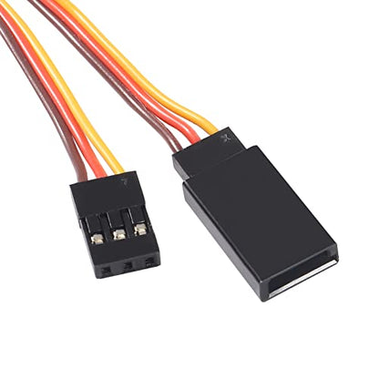 5pcs Servo Signal Reverser Rotation Inverter 5.0-6.0v Steering Gear Reverser for JR Futaba Aircraft Airplane Steering Gear and Any Servos (A) - style: A