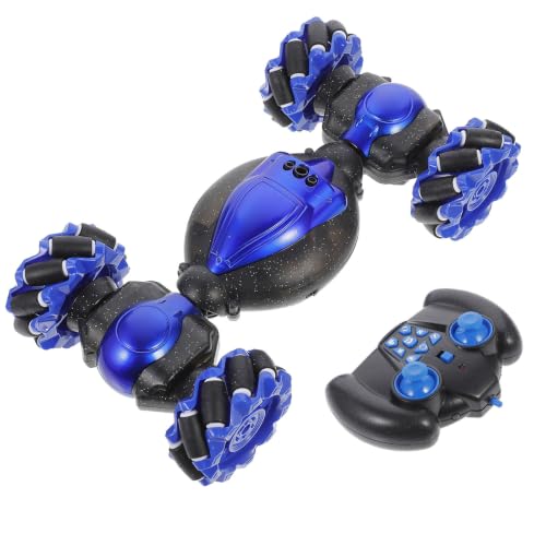 HOMSFOU 1/18 Mini Rc Stunt Car with Gesture Induction and 4-Wheel Drive, Long-Range Remote Operated Off-Road Vehicle Over 6 Years Old, Plastic Sturdy Design Random Color