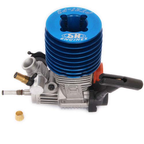RC Car 1:8 Nitro Engine Made in Taiwan Black SH 21 Engine 3.48CC M21-P3 Pull Starter(SH21-H) - color: Sh21-h