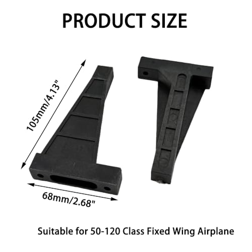 RC Airplane Fixed Wing Airplane Engine Mount for Model Aircraft Helicopter Fixed Wing Parts (68x105mm Suit for 50-120 Class) - style: 68x105mm Suit for 50-120 Class
