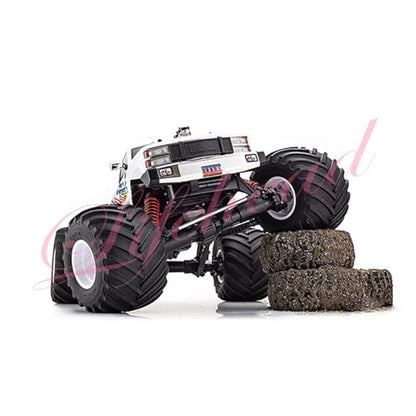 Lifehead 1/8 Scale RC Monster Truck Rubber Tires， for Traxxas SUMMIT E-Revo 86086-4 Arrma Kraton 6S kyosho USA-1 Losi LMT，173mm OD Sand and snow tires/17mm Hex - color: White