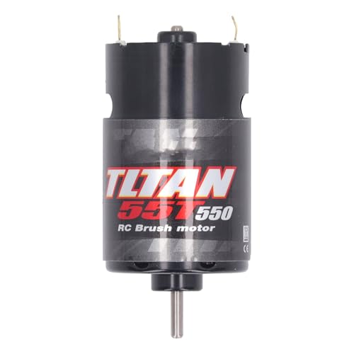 550 55T RC Brushed Motor,High Speed Brushed Motor with 1/3 Reduction Gear Box for 1/14 1/10 RC Crawler Car Truck