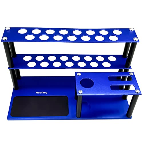Screwdrivers Organizer Kit - RC Tools with Built-in Screw Tray, Hex Cross Screw Driver, Pliers - Storage Rack - color: Blue