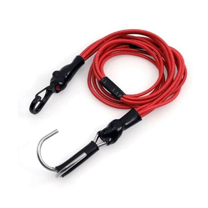 Metal RC Trailer Chain Hook Tow Rope Winch Shackles for 1/10 Crawler Axial SCX10 D90 D110 TRX4 TRX6 Redcat Tamiya RC Decoration Accessories 9 pcs/Set(Red)