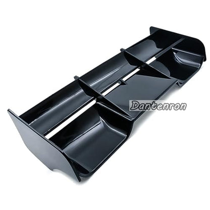 1/8 RC Car Force Rear Spoiler High Down Force Body Wing Tail Compatible with 1:8 Scale RC Off Road Short Course Truck Buggy Racing Car (Black) - color: Black
