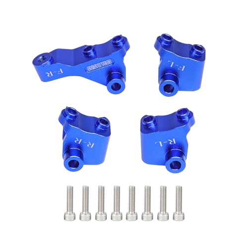 Aluminum Link Mounts Suspension Links Axle Mount Set for 1/10 RC Crawler Car TRX4 Upgrade Parts-Replaces Part 8227-Navy Blue - color: Navy Blue