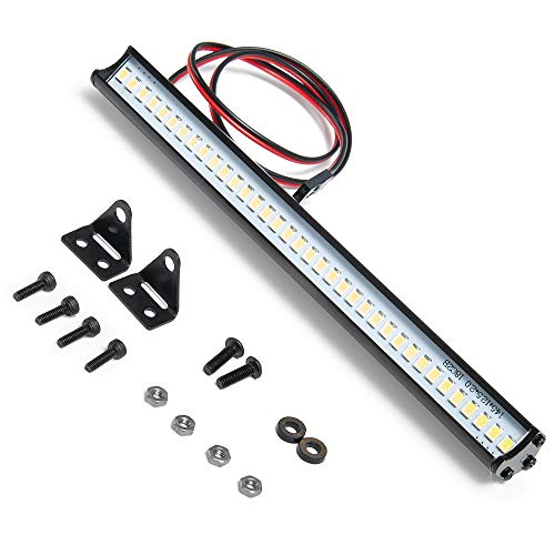 Super Bright RC LED Light Bar Roof LED Lamp Kit | 36 LED Light Bar, For Tra-xxas TRX-4 SCX10 90027 SCX10 II 90046 D90 1/10, RC Rock Crawler Car