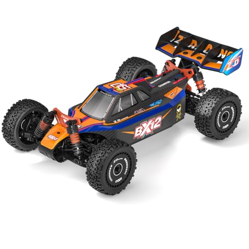 ZD Racing BX-12 1/12 Remote Control Off-Road Car Compatible with 3S Batteries, 2.4G Brushless 4WD 70KM/H RC Climbing Car Mini Electric RC Buggy Rock Crawler Toy Gift -RTR - style: ZD Racing BX-12 1/12, Orange