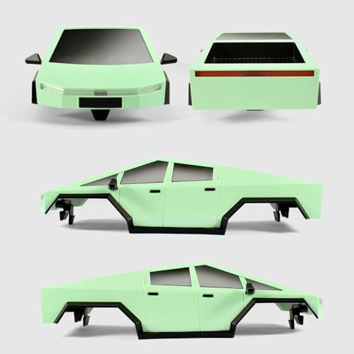 RC Car Shell Pickup Hard Body Shell with Front Rear Bumpers for TRX4M Bronco Defender 1/18 RC Crawler Chassis (Olive Green) - color: Olive Green
