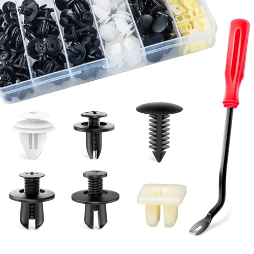 OTUAYAUTO 150PCS Nylon Fasteners Rivet Kit, Car Bumper Push Retainer Clips | Replacement Parts of Fenders, Fit for Honda, OEM: 90189-06010, 1605396 - size: Replacement for Honda (150 pieces)