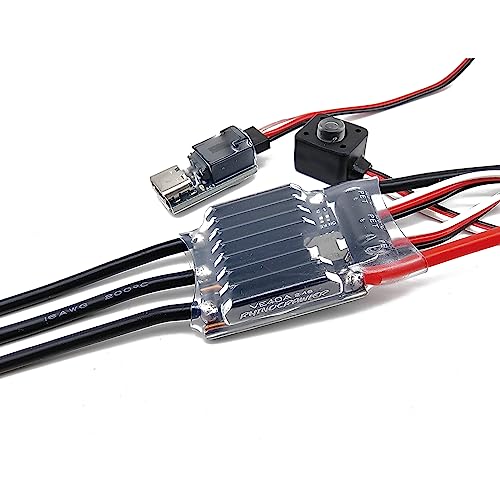 Crawler ESC Brushless AM32 VE40A BEC 5.2~8.2V for 1/10 1/12 Scale Crawler Car Traxxas Axial MOA Ventru RC Crawler Pro Shafty Comp (Crawler ESC VE40A) - color: Crawler ESC VE40A