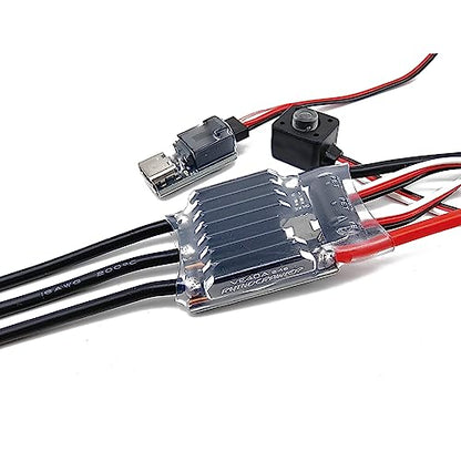Crawler ESC Brushless AM32 VE40A BEC 5.2~8.2V for 1/10 1/12 Scale Crawler Car Traxxas Axial MOA Ventru RC Crawler Pro Shafty Comp (Crawler ESC VE40A) - color: Crawler ESC VE40A