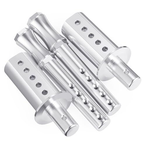 RC Car Front Shell Holder Column Mounts Aluminum Front Body Post Set with Screws Compatible with 1/7 HOBAO VTE2 RC Car