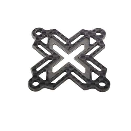 40mm×40mm Carbon Fiber RC Cooling Fan Cover - Universal Brushless Motor/ESC/Heatsink Fan Guard Shroud- Protection for RC Cars, Trucks, Drones (X Style) - style: 40mm / X Style