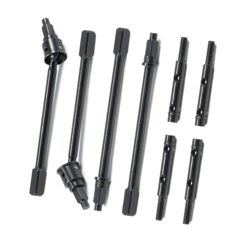 RC Car Transmission Shaft For Axial 1/18 For Capra For Unlimited For Trail For UTB18 Universal Driveshaft Straight Shaft Portal Stub Axle Replacement Buggy RC Crawler Car Parts(4 in 1) - size: 4 in 1