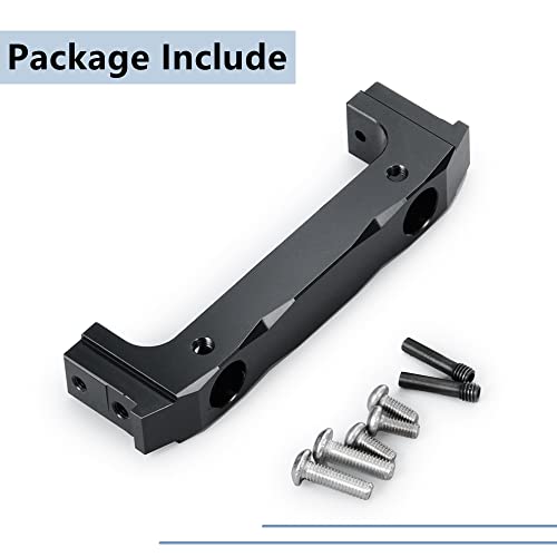 Maleonn RC Alloy Metal Rear Plate Mounting Bumper Mount for 1/10 RC Truck Crawler Car SCX10 II 90046 Accessories Upgrades Part