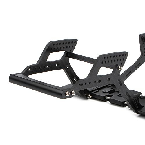 RC Chassis Kit, Carbon Fiber LCG Chassis, Cheater Rigs Frame Rails, Gen2 Lightweight Thickened for 1/10 RC Rock Crawler Axial SCX10 I II Element Enduro (Gen2 LCG Chassis Kit)