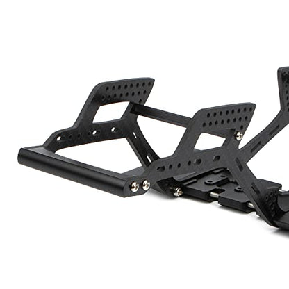 RC Chassis Kit, Carbon Fiber LCG Chassis, Cheater Rigs Frame Rails, Gen2 Lightweight Thickened for 1/10 RC Rock Crawler Axial SCX10 I II Element Enduro (Gen2 LCG Chassis Kit)